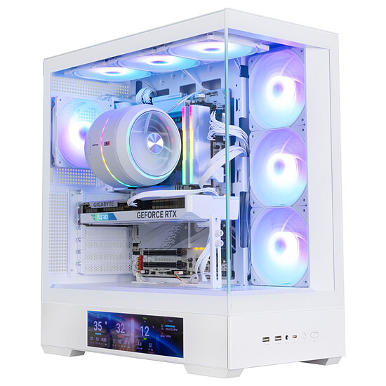 Boîtier PC Zalman P40 DS - Blanc - Autre vue