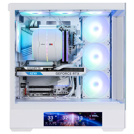 Boîtier PC Zalman P40 DS - Blanc - Autre vue