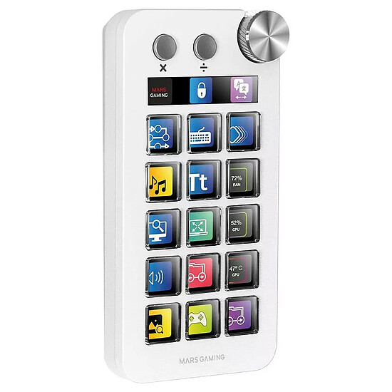 Accessoires streaming Mars Gaming MSD-NEO - Blanc - Autre vue