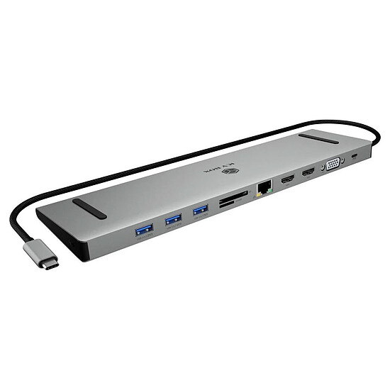 Station d'accueil PC portable ICY BOX IB-DK2106-CPD - Argent - Autre vue