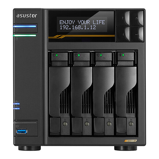 Serveur NAS Asustor NAS Lockerstor 4 Gen3 AS6804T - Autre vue