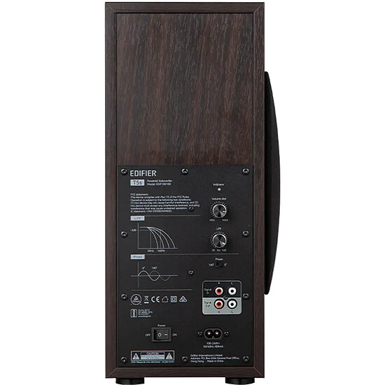 Enceintes PC Edifier T5s - Bois - Autre vue