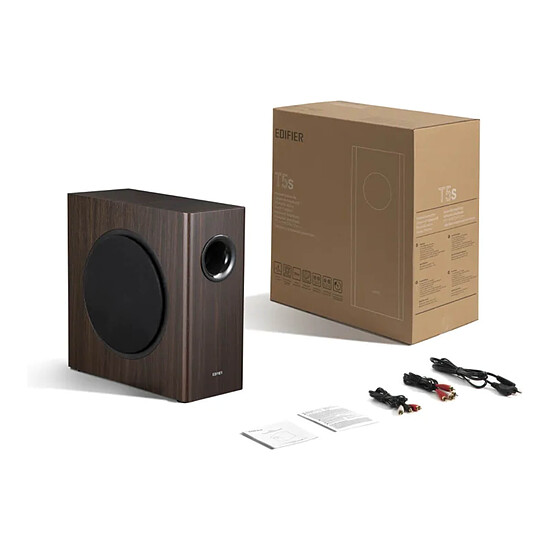 Enceintes PC Edifier T5s - Bois - Autre vue