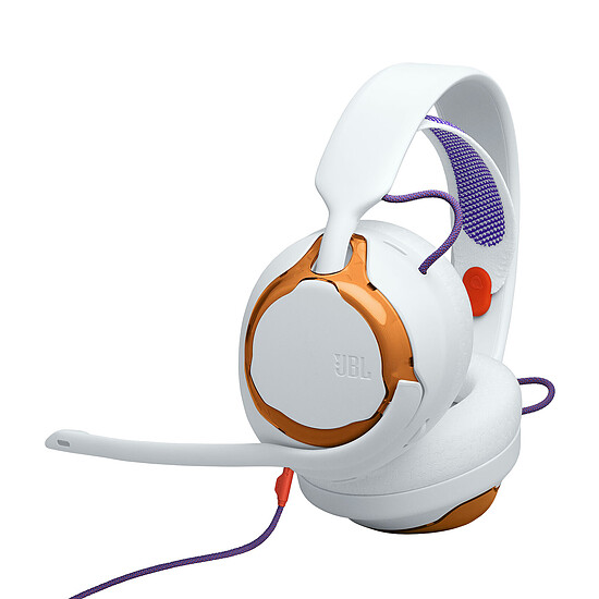 Casque micro JBL Quantum 250 - Blanc Orange - Autre vue