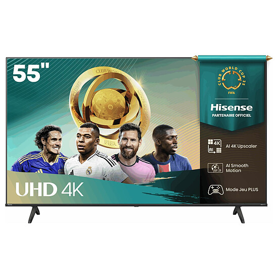 TV Hisense 55A6Q - TV Led 4K UHD HDR - 139 cm