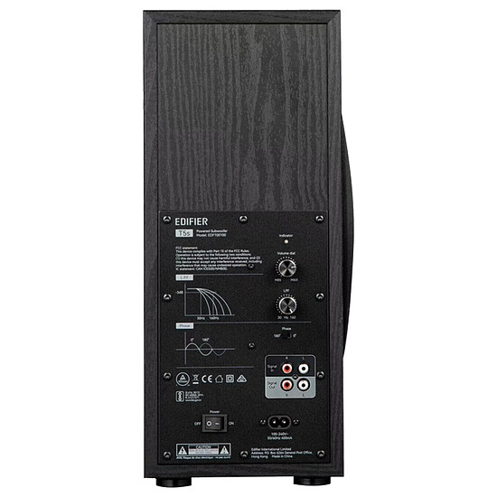 Enceintes PC Edifier T5s - Noir - Autre vue