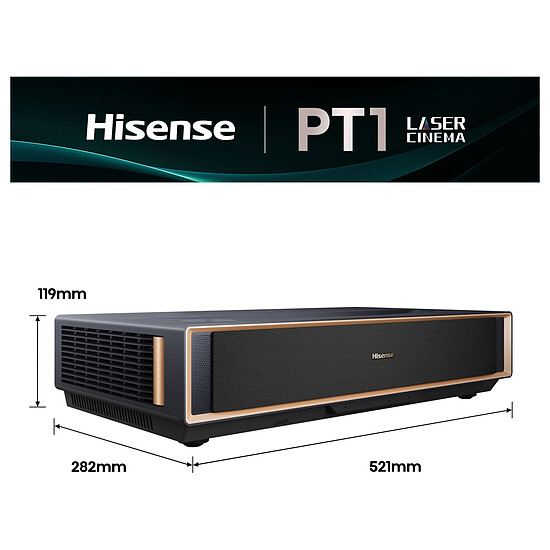 Vidéoprojecteur Hisense PT1 - DLP Laser UHD 4K - 2500 Lumens  - Autre vue