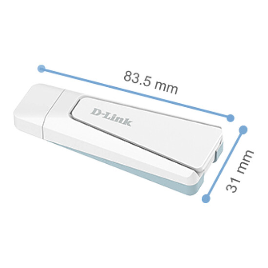 Carte réseau D-Link AX18U - Clé USB Wifi AX1800 double bande - Autre vue