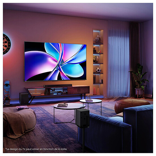 TV Hisense 65E7Q Pro - TV QLED 4K UHD HDR - 164 cm - Autre vue