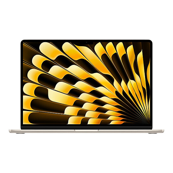 MacBook Apple MacBook Air M4 15" (2025) Lumière stellaire 16Go/256 Go (MW1J3FN/A) - Autre vue