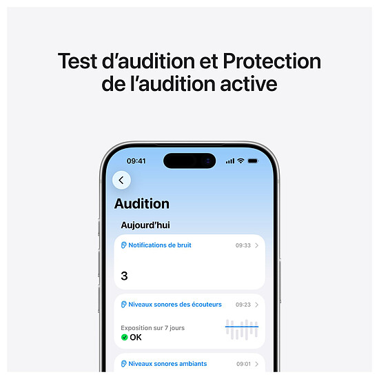 Casque Audio Apple AirPods Pro 3 - Écouteurs sans fil  - Autre vue