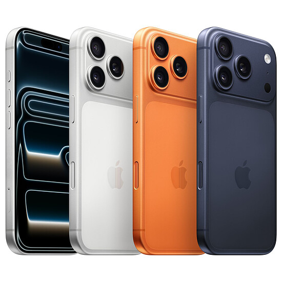 Smartphone reconditionné Apple iPhone 17 Pro Bleu Intense - 512 Go  · Reconditionné - Autre vue