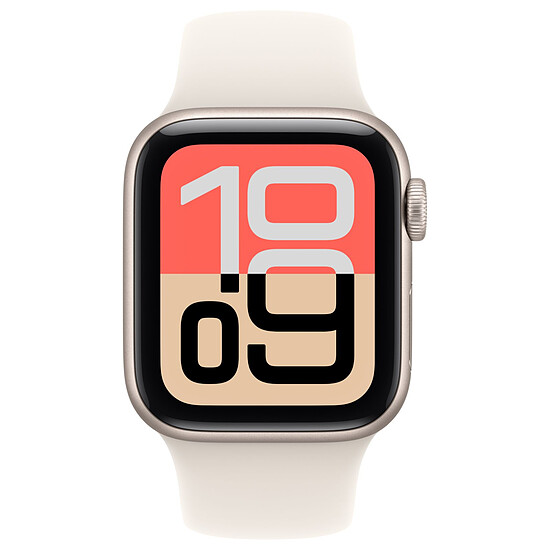Montre connectée Apple Watch SE 3 GPS 40 mm Aluminium Lumière Stellaire Bracelet Sport Lumière Stellaire S/M - Autre vue