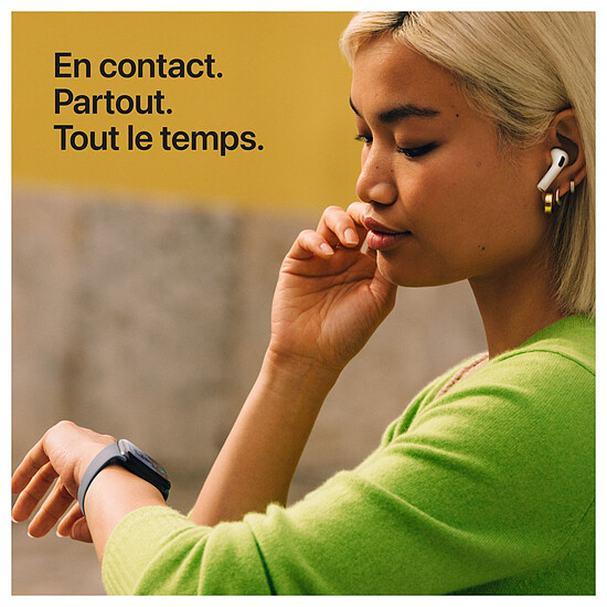 Montre connectée Apple Watch SE 3 GPS + Cellular 40 mm Minuit Bracelet Sport Sport Minuit M/L - Autre vue