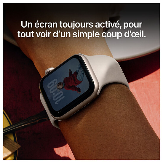 Montre connectée Apple Watch SE 3 GPS + Cellular 40 mm Minuit Bracelet Sport Sport Minuit M/L - Autre vue