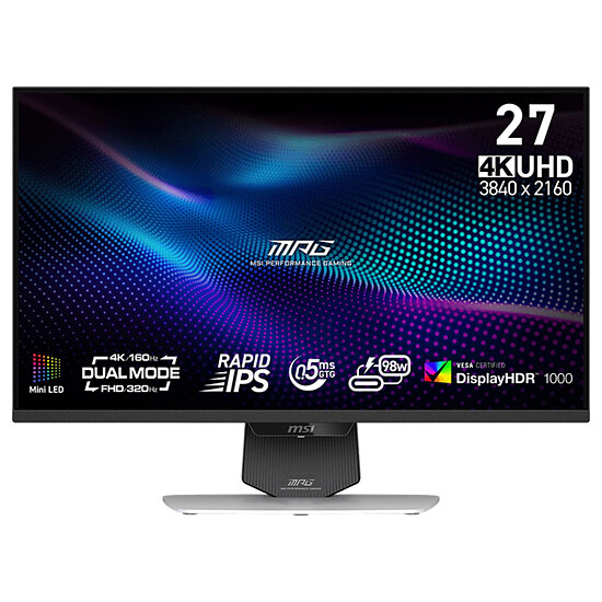 Écran PC MSI MPG 274URDFW E16M - Autre vue