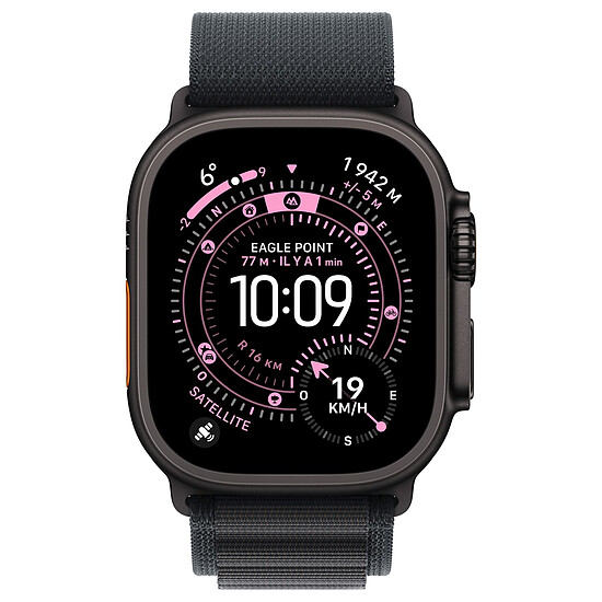 Montre connectée Apple Watch Ultra 3 GPS + Cellular 49 mm Titane Noir Boucle Alpine Noir L - Autre vue