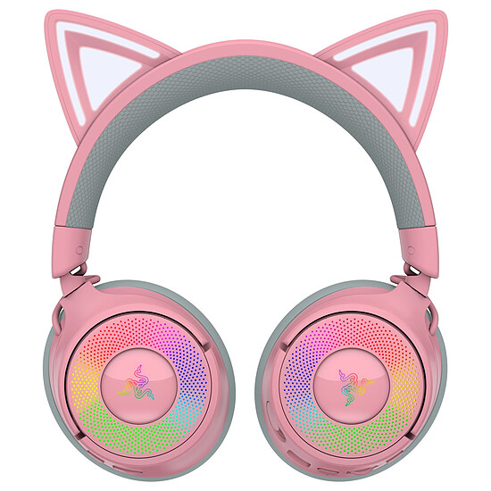 Casque micro Razer Kraken Kitty V3 Pro Quartz - Autre vue