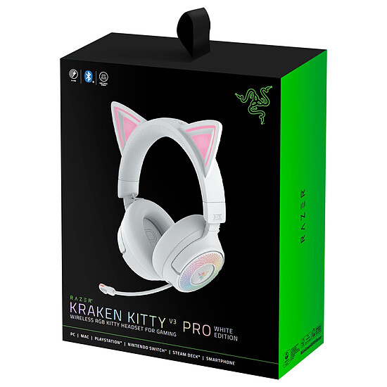 Casque micro Razer Kraken V3 X Blanc - Autre vue
