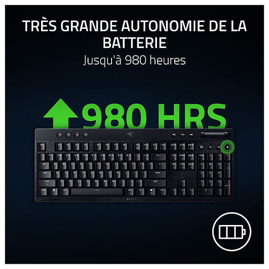 Clavier PC Razer BlackWidow V4 Low-Profile HyperSpeed - Razer Orange - Autre vue
