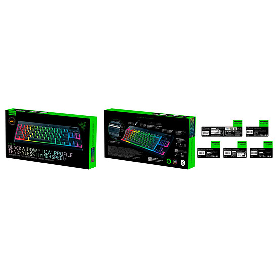 Clavier PC Razer BlackWidow V4 TKL Low-Profile HyperSpeed - Razer Orange - Autre vue