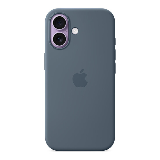 Coque et housse Apple Coque en silicone avec MagSafe Bleu Maritime - iPhone 17 - Autre vue