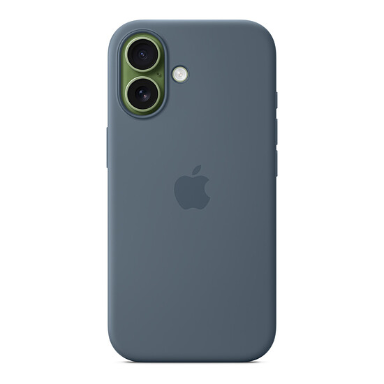 Coque et housse Apple Coque en silicone avec MagSafe Bleu Maritime - iPhone 17 - Autre vue