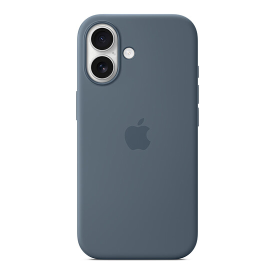 Coque et housse Apple Coque en silicone avec MagSafe Bleu Maritime - iPhone 17 - Autre vue