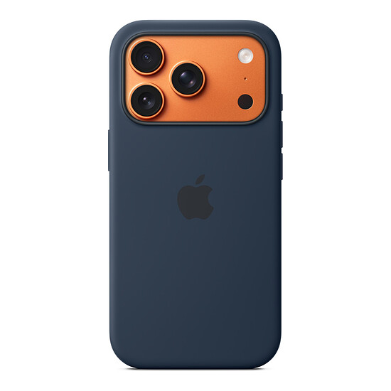 Coque et housse Apple Coque en silicone avec MagSafe Minuit - iPhone 17 Pro - Autre vue
