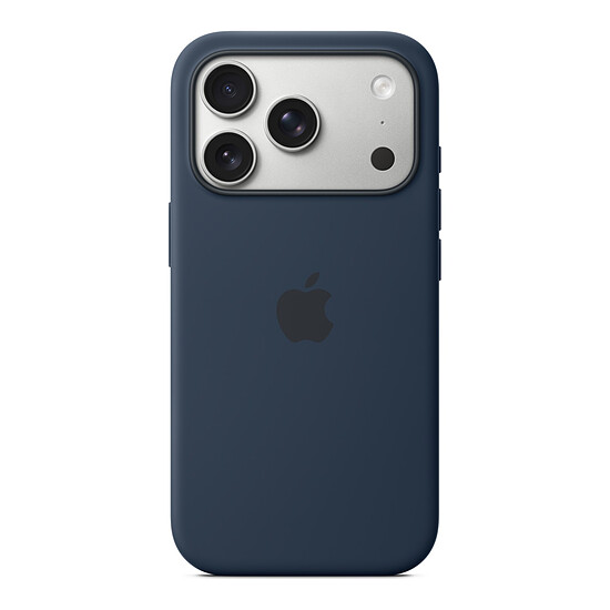 Coque et housse Apple Coque en silicone avec MagSafe Minuit - iPhone 17 Pro - Autre vue