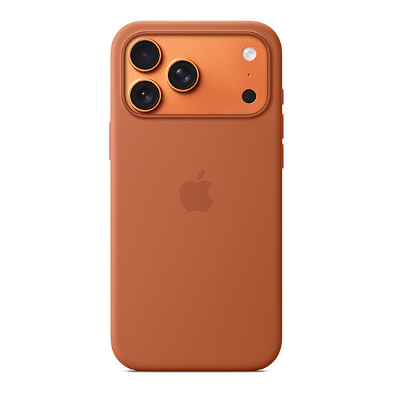 Coque et housse Apple Coque en silicone avec MagSafe Terracotta - iPhone 17 Pro Max - Autre vue