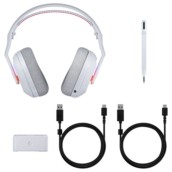 Casque micro Logitech Astro A20 X - Blanc - Autre vue