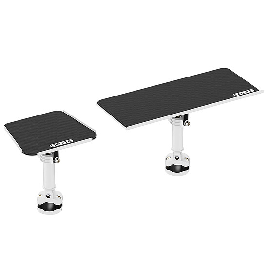 Accessoires base de simracing OPLITE R8 Keyboard & Mouse Tray - Blanc - Autre vue