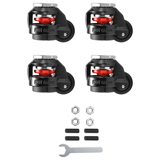 Accessoires base de simracing Oplite R8 Supreme Castor Wheel - Autre vue