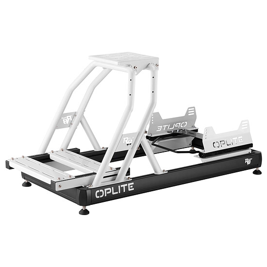 Cockpit / Siège de simracing OPLITE Chassis R8 Fury - Blanc - Autre vue