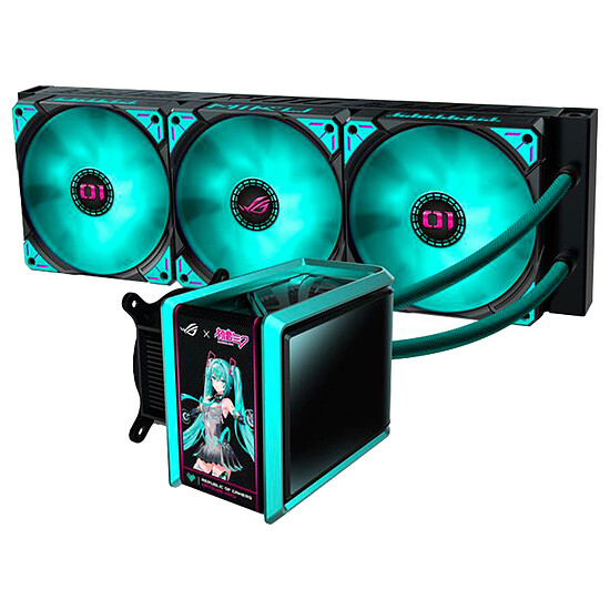Watercooling AIO ASUS ROG Ryuo IV 360 ARGB Hatsune Miku Edition - Autre vue