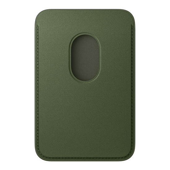 Coque et housse Apple Porte-cartes en tissage fin pour iPhone avec MagSafe - Mousse - Autre vue
