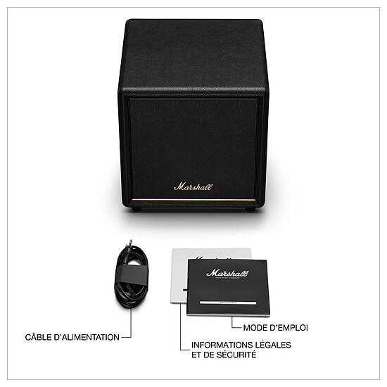 Subwoofer / Caisson de basses Marshall Heston Sub 200 - Noir  - Autre vue