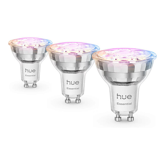 Ampoule connectée Philips Hue Ampoule connectée White and Color Ambiance Essential GU10 4.7W x 3 - Autre vue