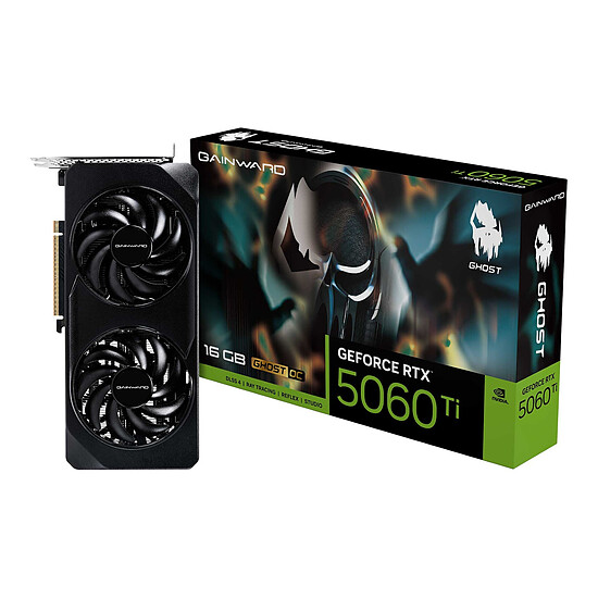 Carte graphique Gainward GeForce RTX 5060 Ti Ghost OC 16 Go - Autre vue