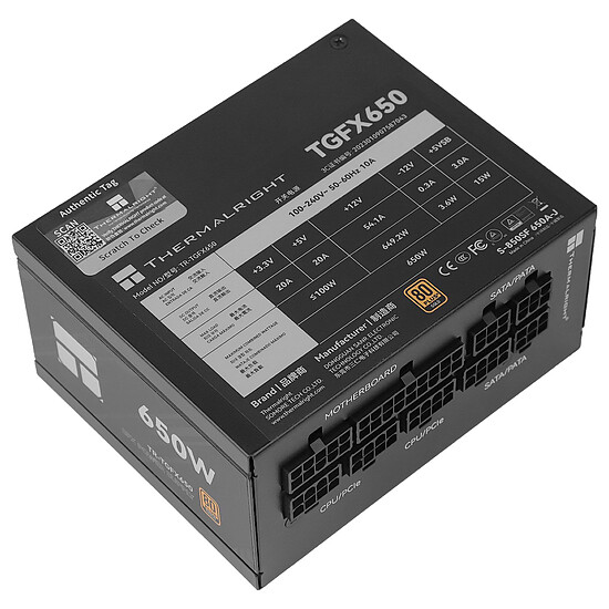 Alimentation PC Thermalright TGFX-650 - Autre vue