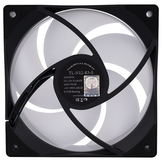 Ventilateur Boîtier Thermalright TL-N12-R5-S - Noir  - Autre vue