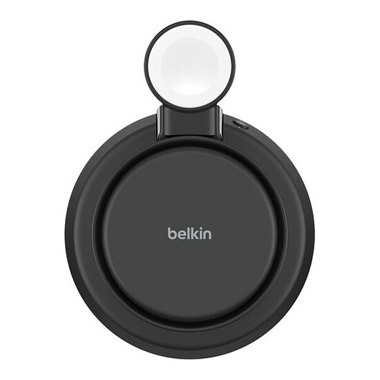 Chargeur Belkin UltraCharge Pro Station de Recharge 3-en-1 avec Qi2 (Noir) - Autre vue