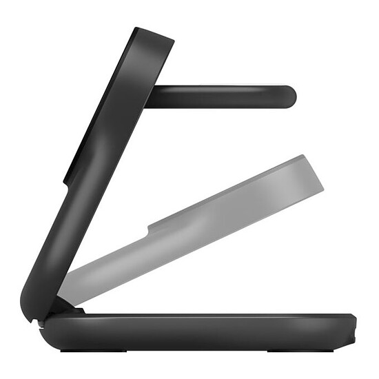 Chargeur Belkin UltraCharge Socle de Recharge 3-en-1 Aimantée et Pliable avec Qi2 (Noir) - Autre vue