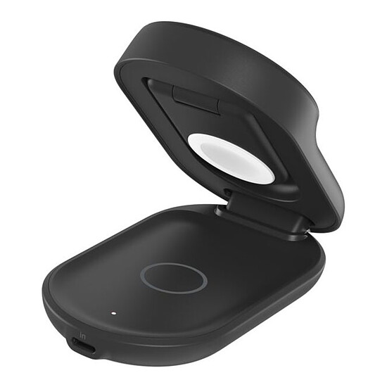 Chargeur Belkin UltraCharge Socle de Recharge 3-en-1 Aimantée et Pliable avec Qi2 (Noir) - Autre vue