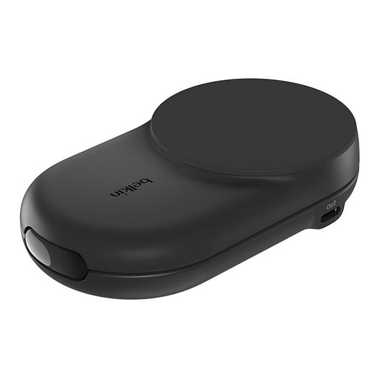 Chargeur Belkin UltraCharge Socle de Recharge 2-en-1 Aimantée et Pliable avec Qi2 (Noir) - Autre vue