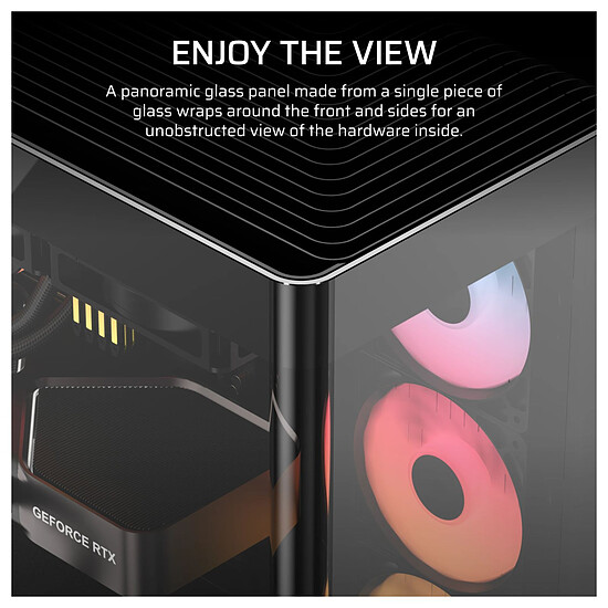 Boîtier PC Corsair Frame 4500X RS-R ARGB - Noir  - Autre vue