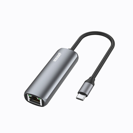 Carte réseau INOVU Adaptateur USB 3.1 vers 2.5 GbE avec Power Delivery 100 W - Autre vue
