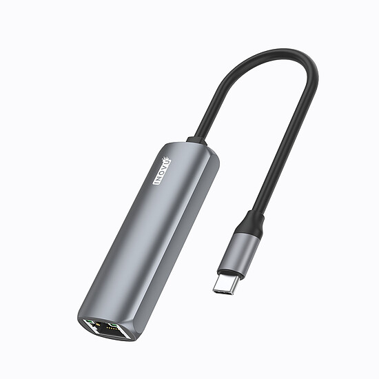 Carte réseau INOVU Adaptateur USB 3.1 vers 2.5 GbE avec Power Delivery 100 W - Autre vue