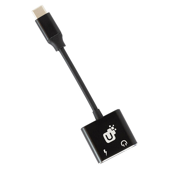 Adaptateurs et câbles INOVU Adaptateur Audio USB-C vers Jack 3.5 mm + USB-C Power Delivery 60W - Autre vue